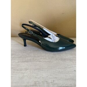 Clarks Women's Zarey Sling Green 26183158 Low Heels Size 7 Shoes